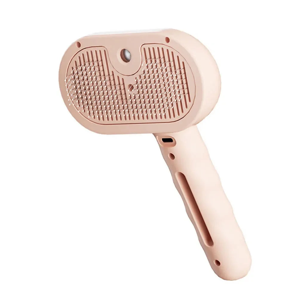 3 in 1 Cat Steam Brush Pet Spray Hair Removal Comb Cat Hair