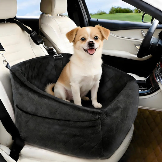 Dog Booster Car Seat, Detachable Washable Pet Dog Bed