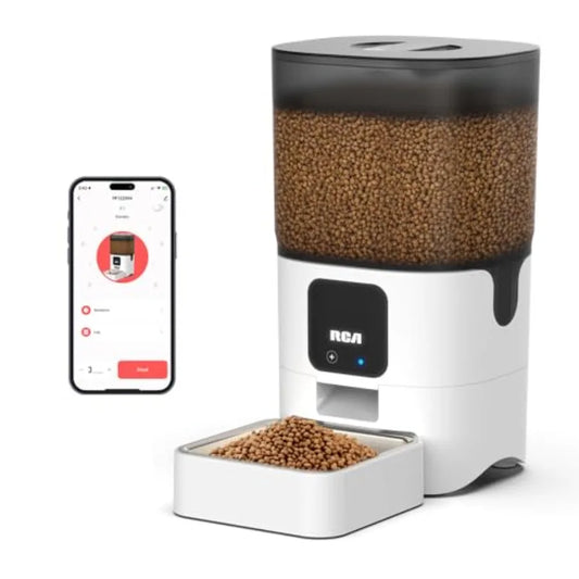 Smart Pet Feeder With WiFi App Control For Remote Feeding