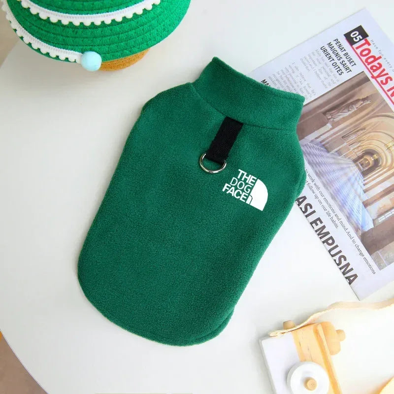 Autumn Winter Fleece Dog Sweater Coat For Dogs Apparel