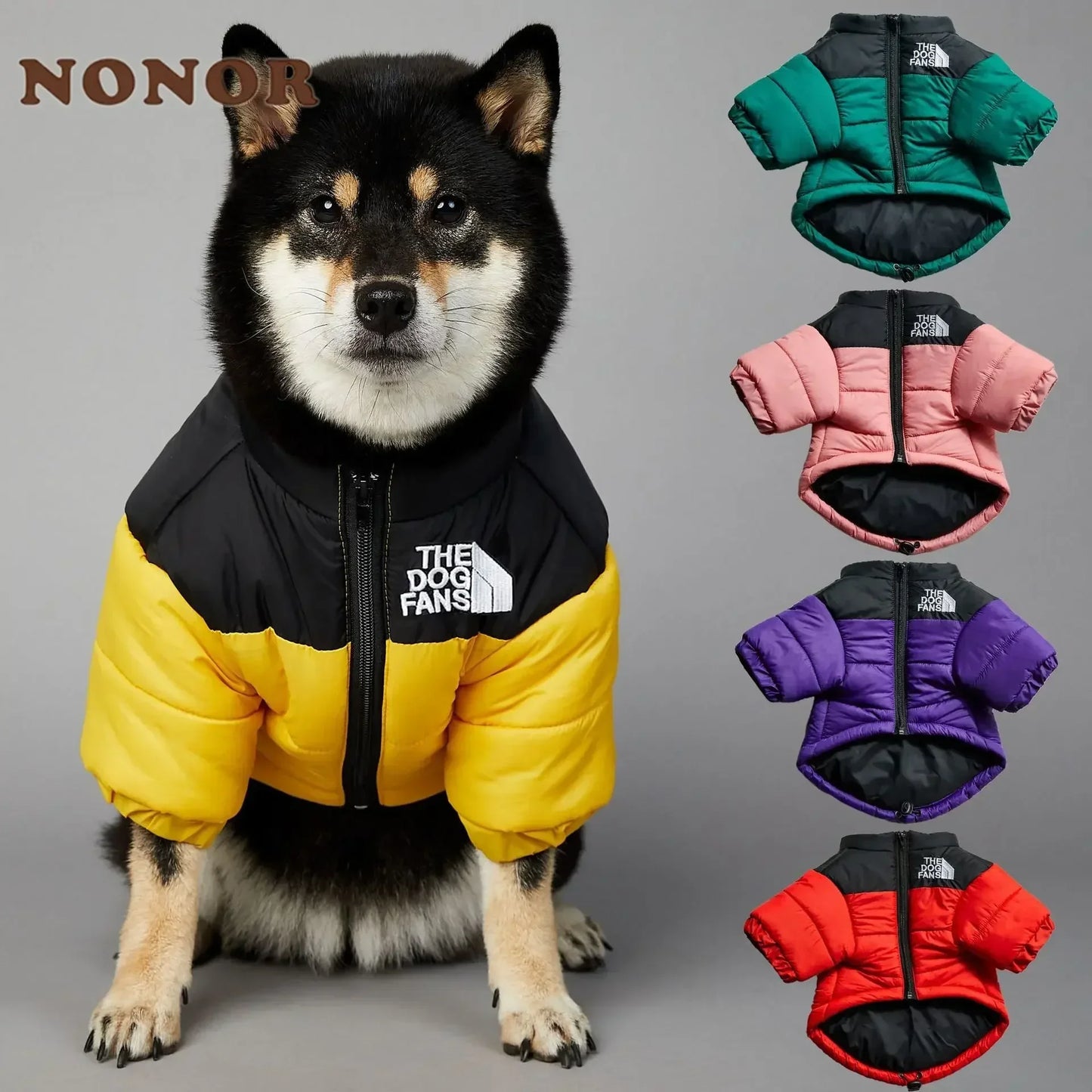 Winter Dog Down Jacket For French Bulldog Cozy Coat