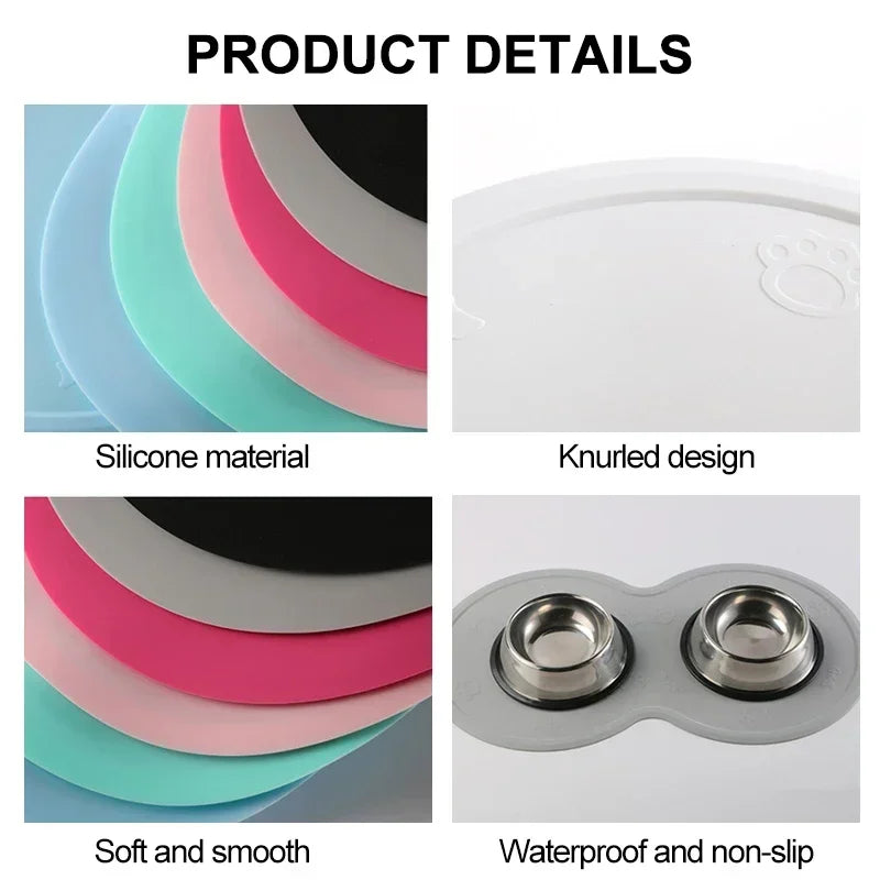 Cloud Shape Silicone Pet Feeding Mat For Dogs And Cats