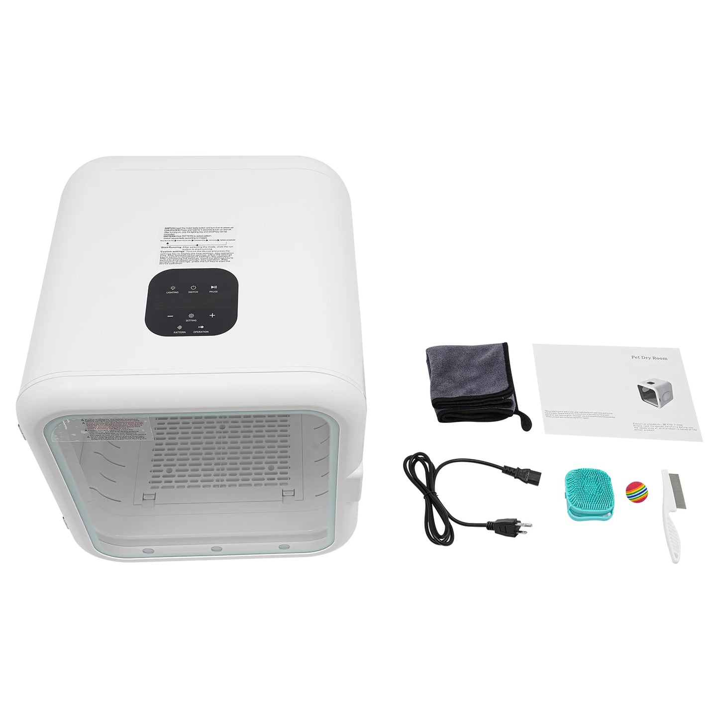 Portable Cat Dog Dryer Box With Temperature Control 800W
