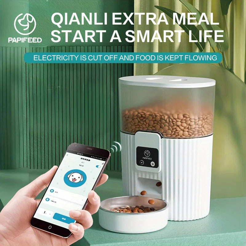 Papifeed Smart Automatic Pet Feeder With WiFi Remote