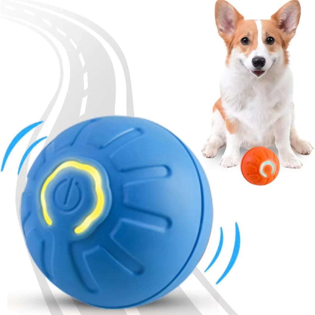 Smart Bouncing Pet Ball Toy With Random Motion For Pets