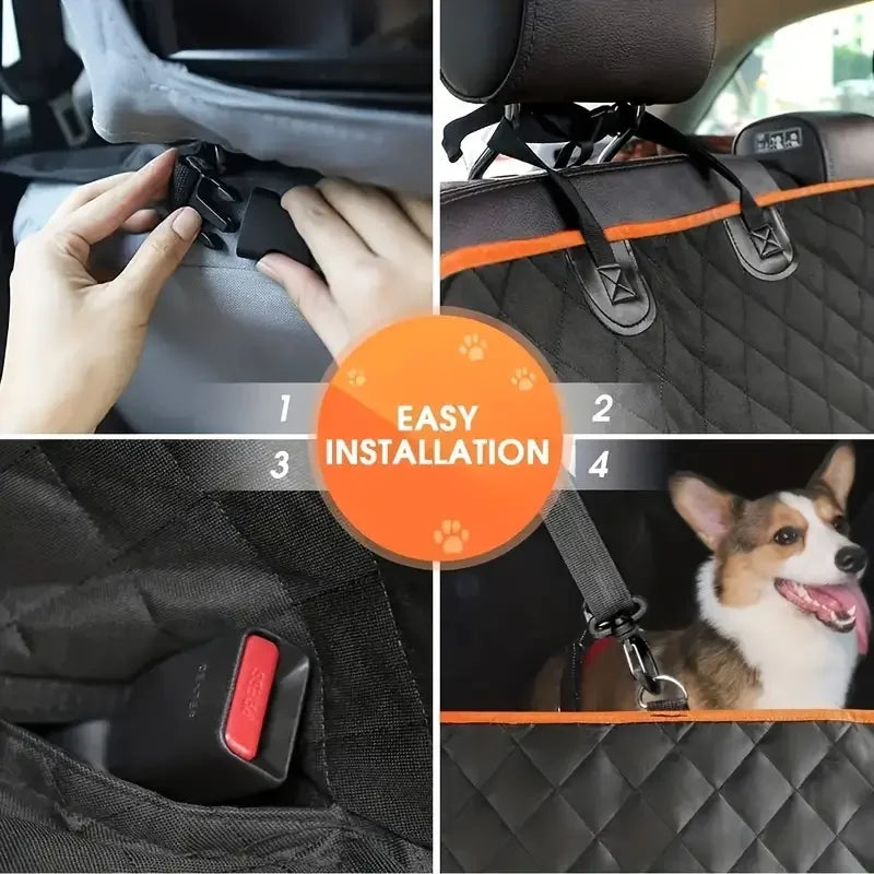 Waterproof Dog Car Seat Cover Hammock Nonslip Durable