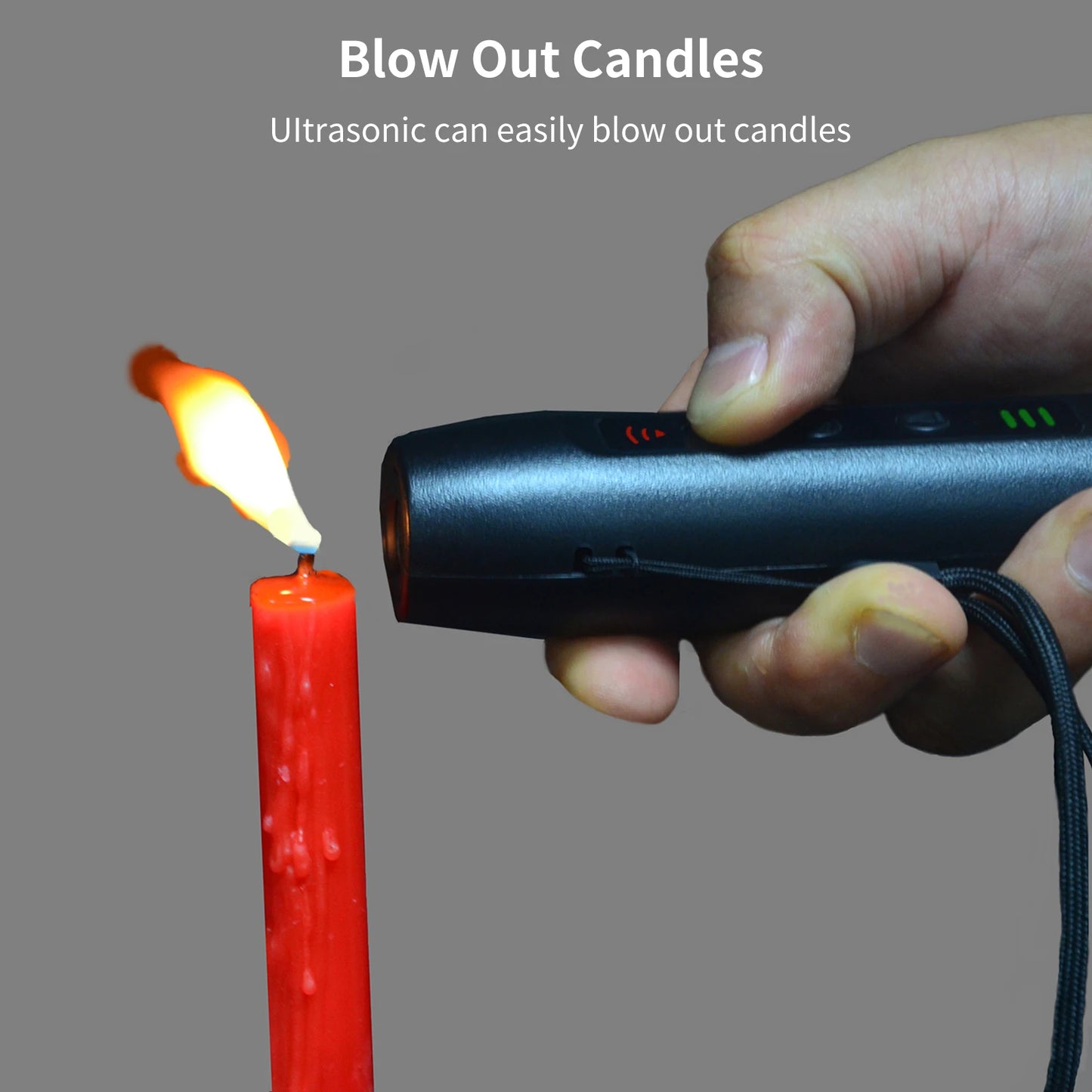 Ultrasonic Dog Repeller with Flashlight and Three Modes