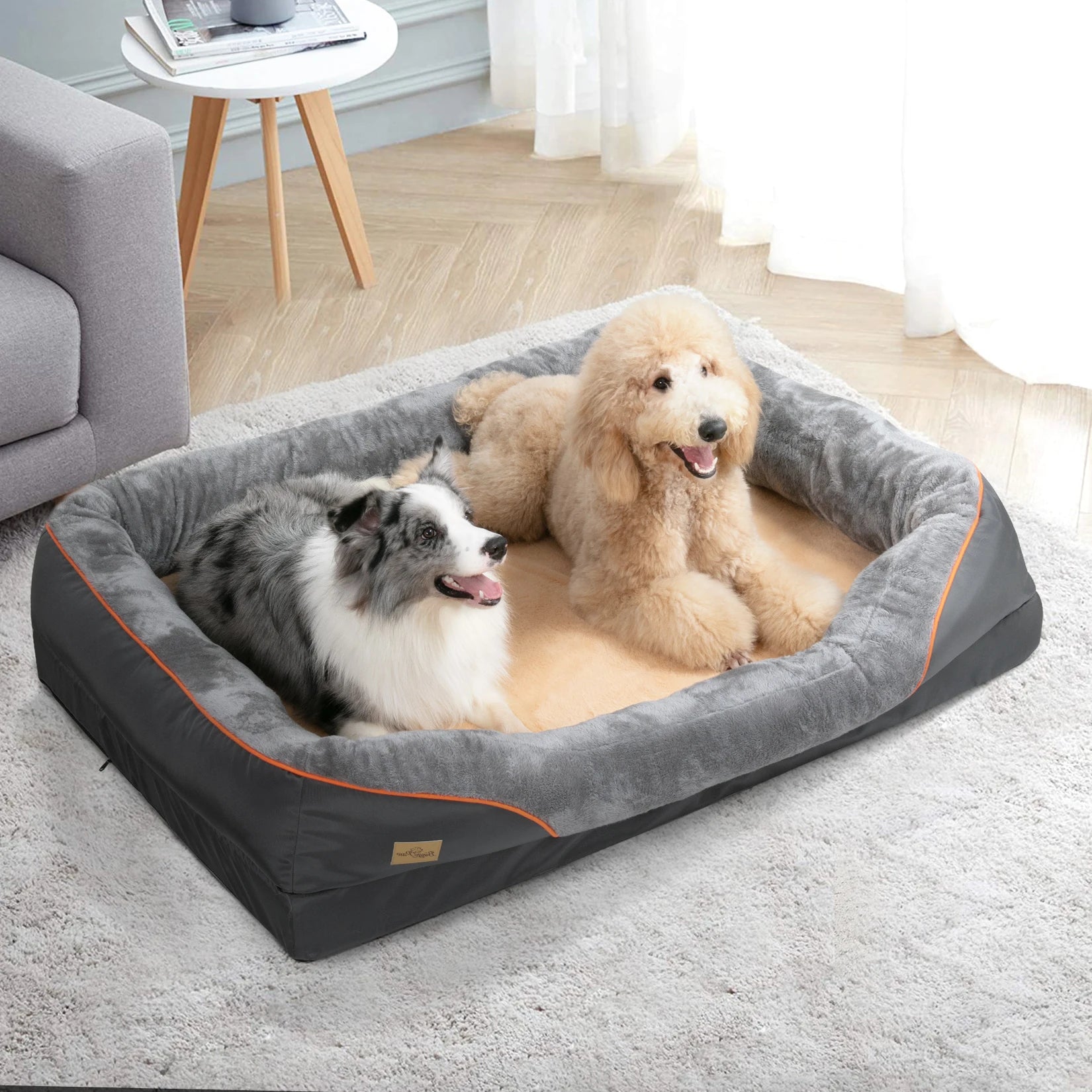 Large Dog Bed Soft Comfortable Anti Allergy Warm Fleece 