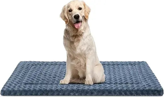 dog bed mat washable reversible dog crate pad soft fluffy
