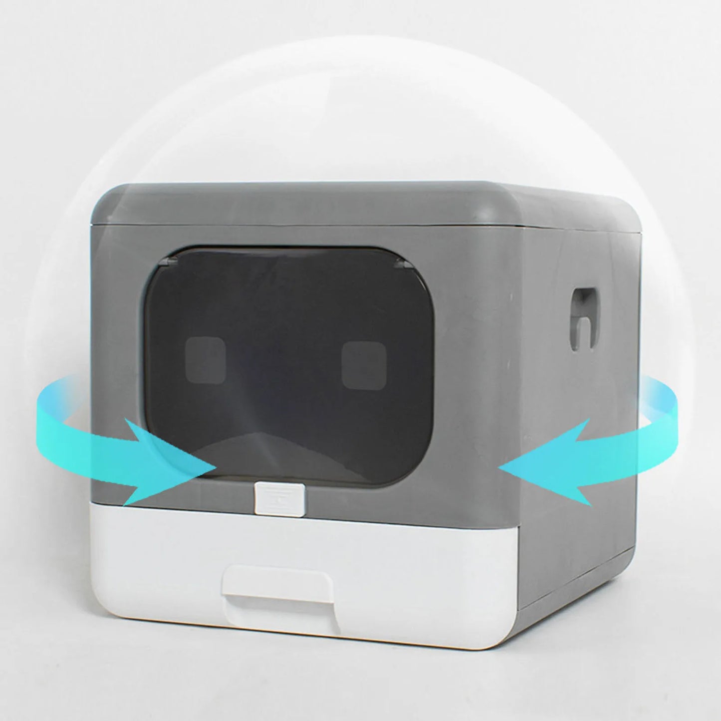 New Foldable Cat Litter Box Front Entry & Top Exit Toilet Boxes Enclosed Foldable Kitty Toilet Extra Large Pet Toilet