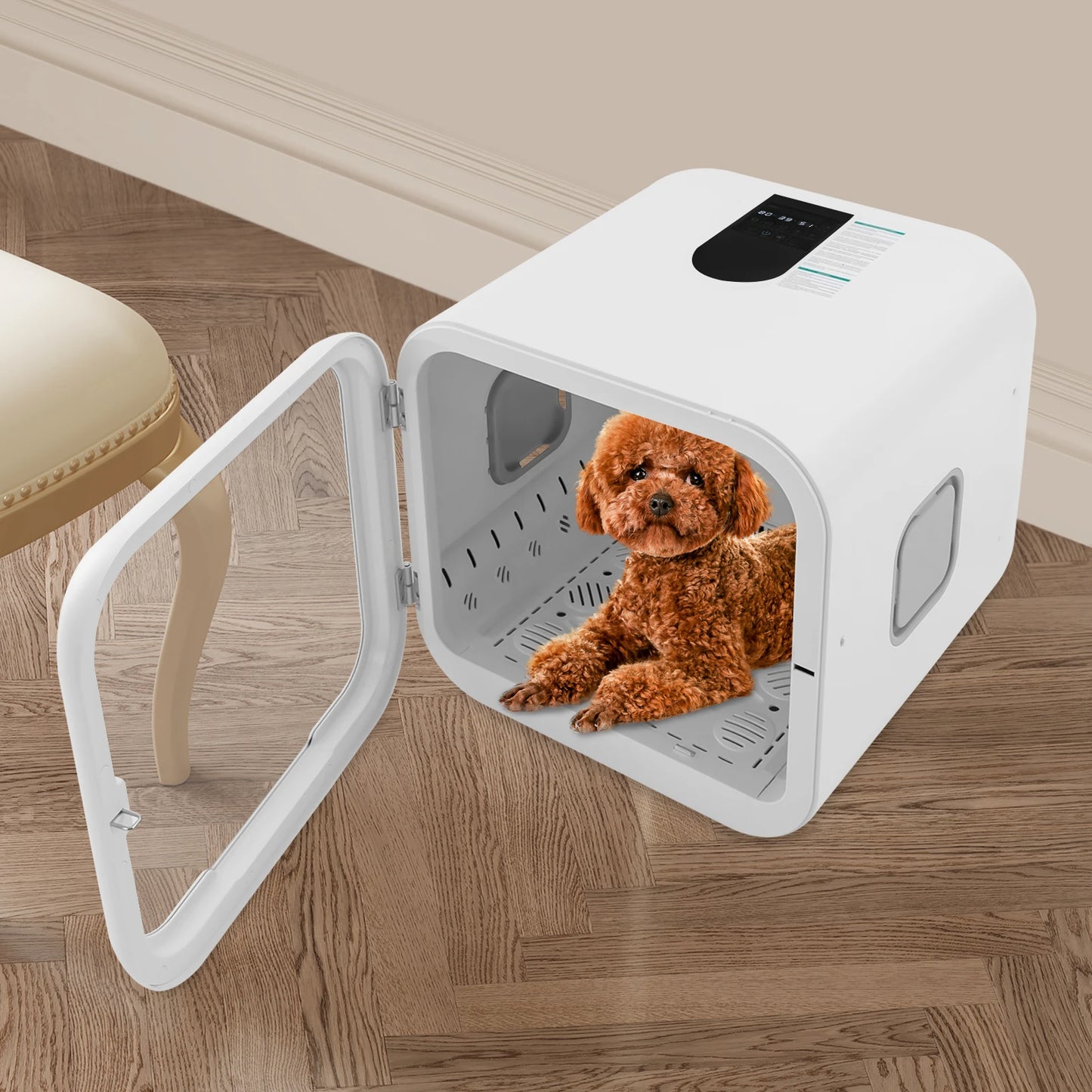 800W Pet Dryer Box Pet Grooming Hair Dryer Pet Force Dryer 