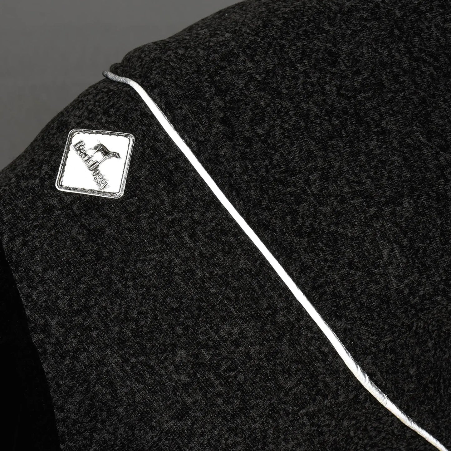 XL Water-Resistant Softshell Dog for  /Fall - High Neck Outdoor Sports Coat, Cold Weather Pet Apparel (Deep Gray)