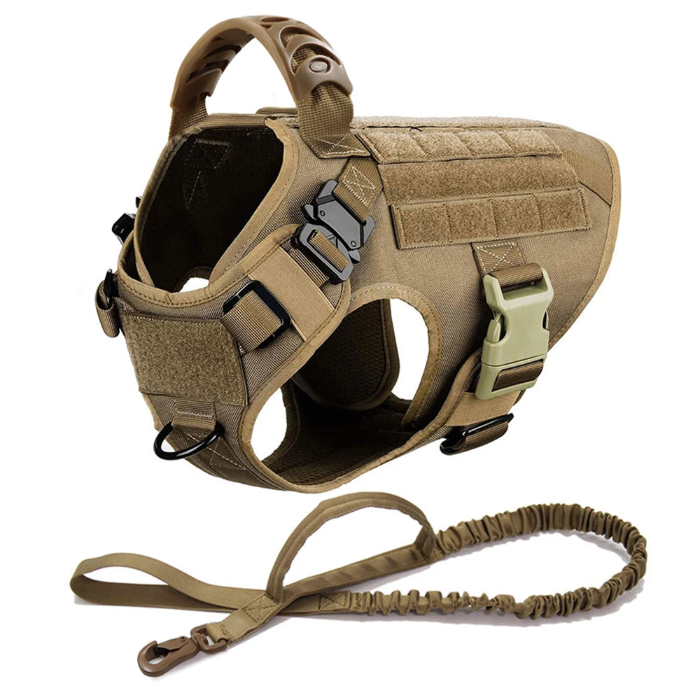 Large Dog Harness And Leash Set Pet German Shepherd Malinois  
