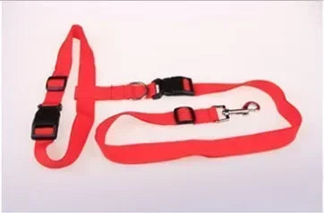 Adjustable Belt Traction Walking Pet Lead with Free Rope for Cats and Dogs Jogging Supplies and Leash for All Seasons
