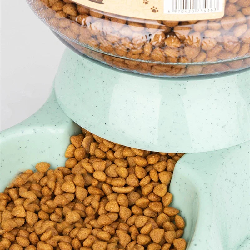 Automatic Pet Feeder Bowl And Water Dispenser Cats And Dogs