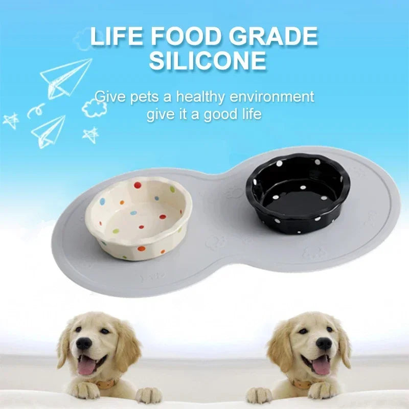 Cloud Shape Silicone Pet Feeding Mat For Dogs And Cats