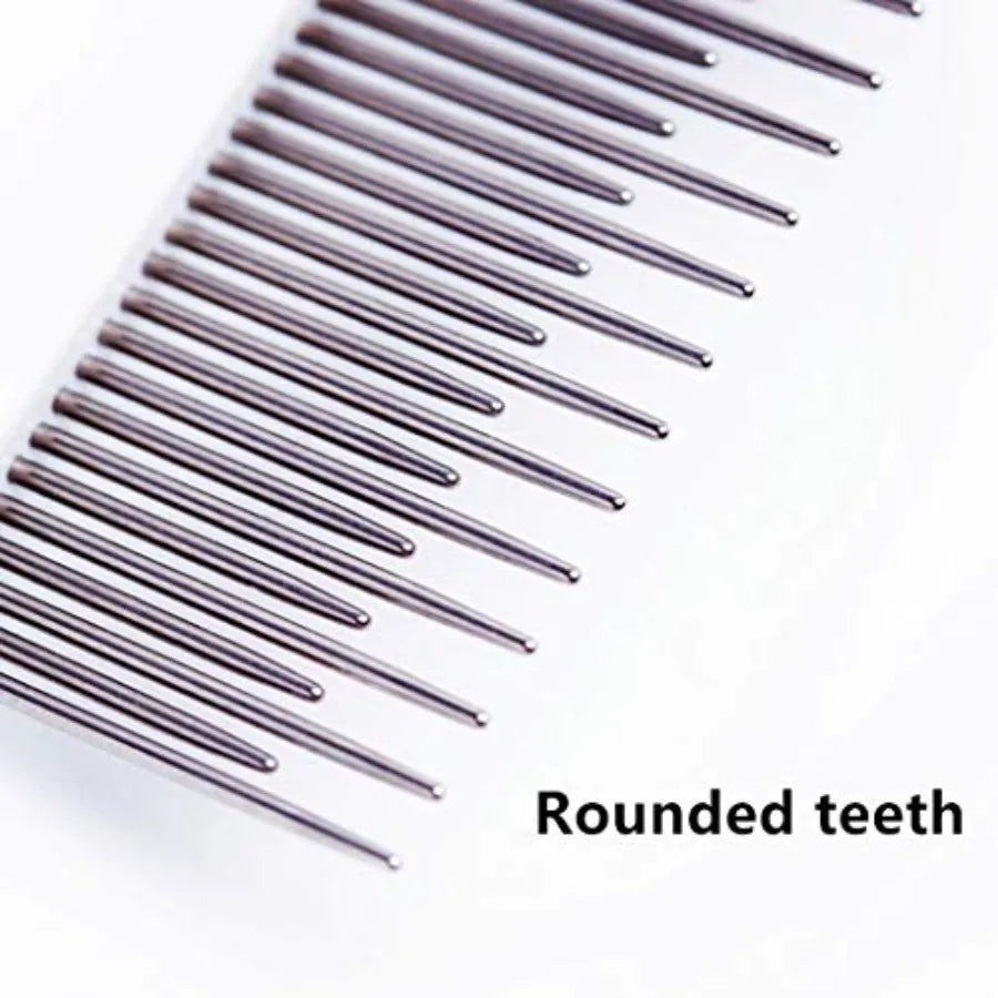 Long and Short Teeth PetCare Comb for Dogs and Cats