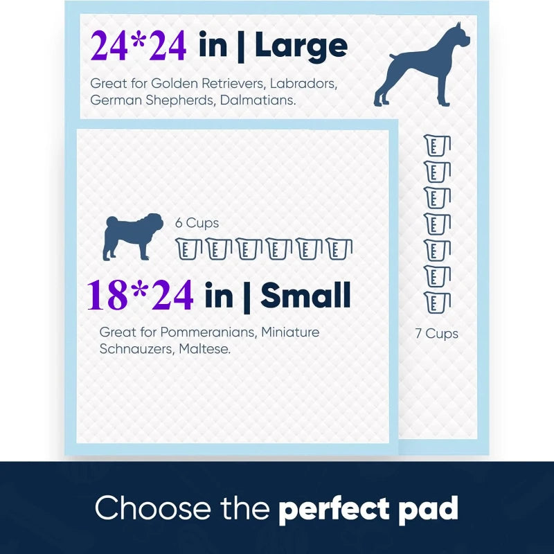 Dog Pee Pads for Potty Training with Quick-Dry Technology