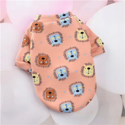 Cartoon Pet Hoodie Coat For Small Dogs And Cats Winter Wear