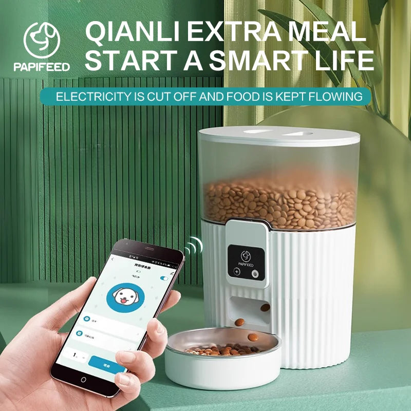 Papifeed Smart Automatic Pet Feeder With WiFi Remote