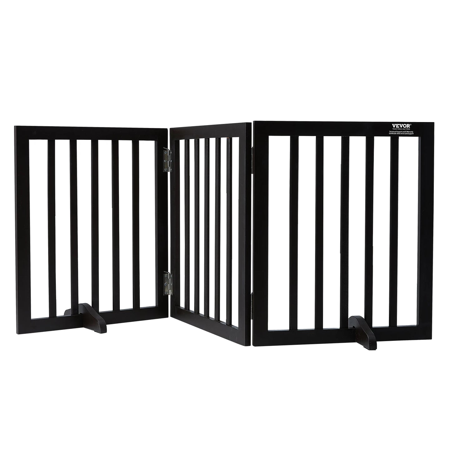 SucceBuy Free Standing Dog Gate Freestanding Pet Gate