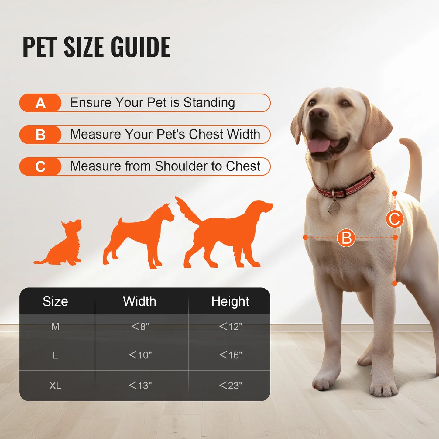 SucceBuy Dog Door Sliding Glass Door Adjustable Height Doggy Door 