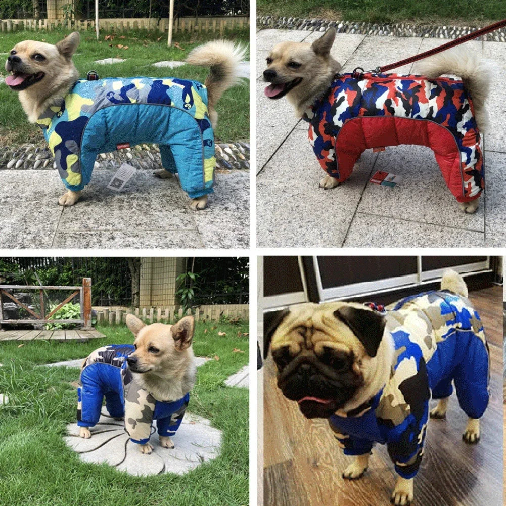 Fullbody Small Dog Coat Warm Fleece Puppy Jacket Dog Winter