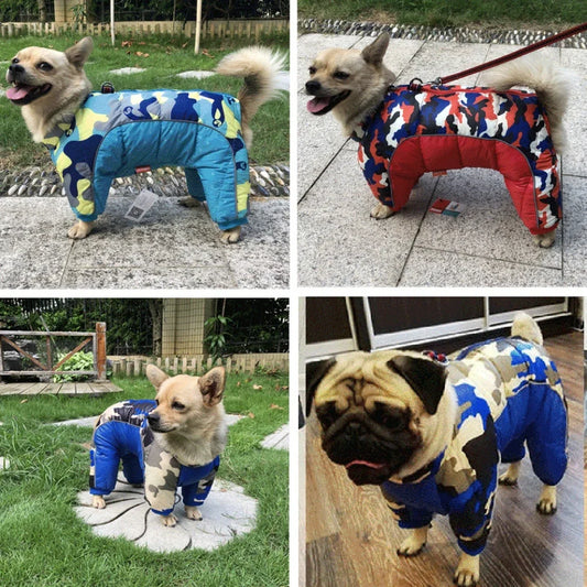 Fullbody Small Dog Coat Warm Fleece Puppy Jacket Dog Winter