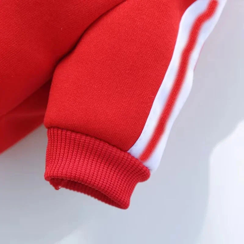 Baseball Style Dog Jacket for Winter Pets Adidog Sportswear