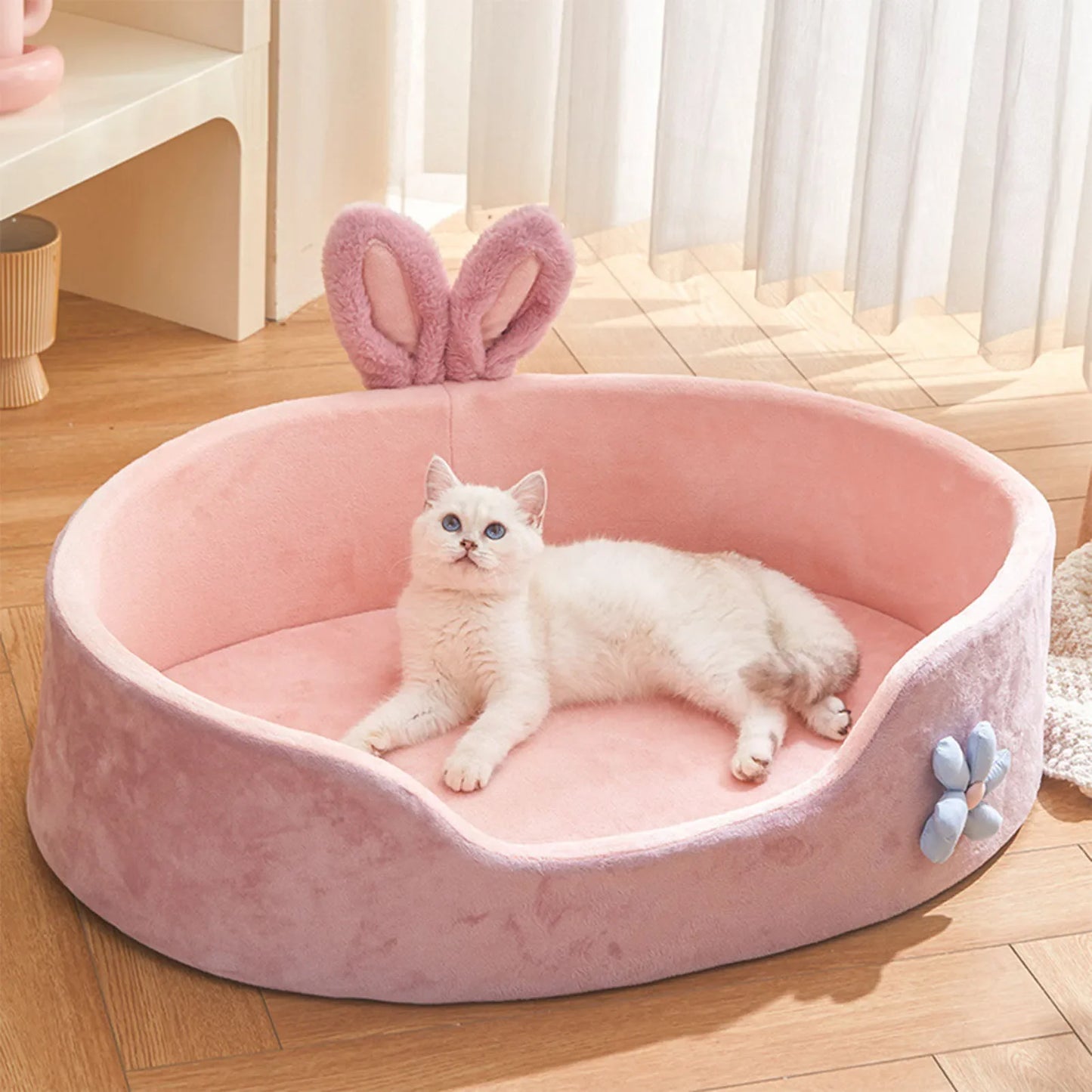 Detachable Pet Bed Washable Soft Warm For Dogs And Cats