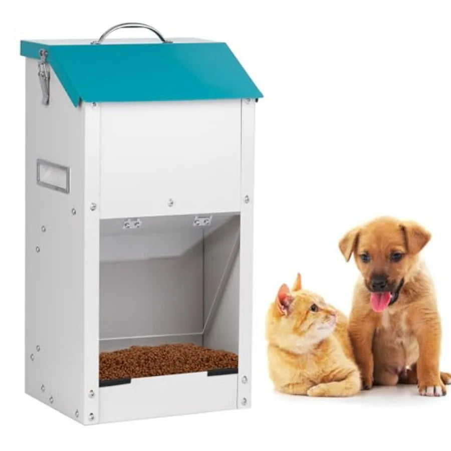 Automatic Pet Feeder Gravity Dispenser For Dogs And Cats