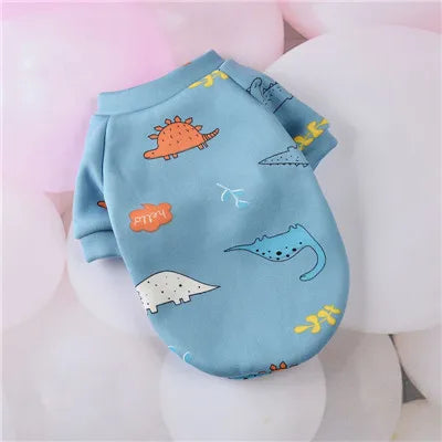 Cartoon Pet Hoodie Coat For Small Dogs And Cats Winter Wear