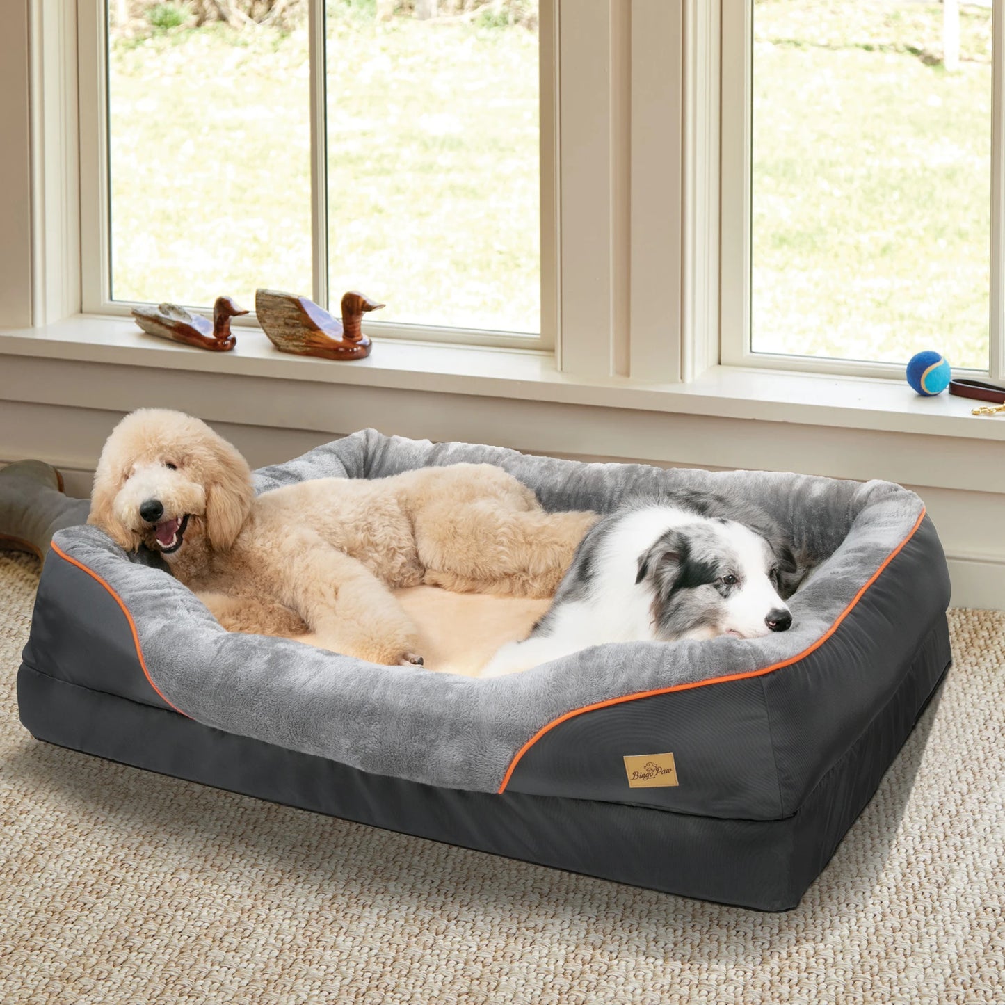 Large Dog Bed Soft Comfortable Anti Allergy Warm Fleece 