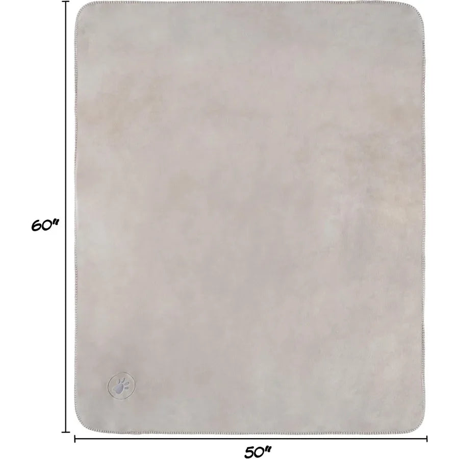 Waterproof Blanket for Dogs and Cats Reversible 50x60 Throw for Couch Bed Car Protection Against Spills Stains and Pet Fur Idea