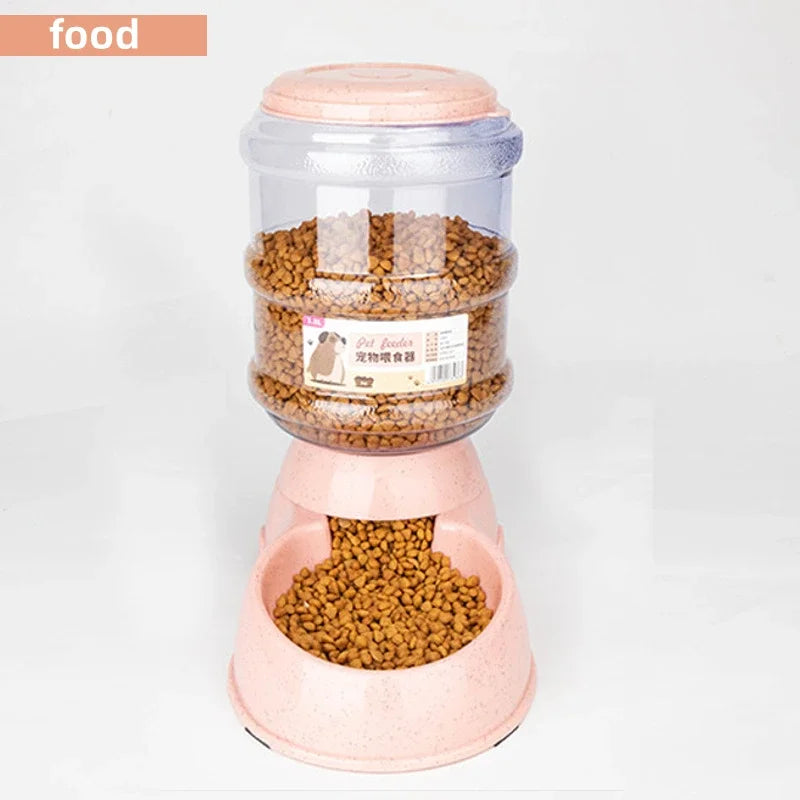 Automatic Pet Feeder Bowl And Water Dispenser Cats And Dogs