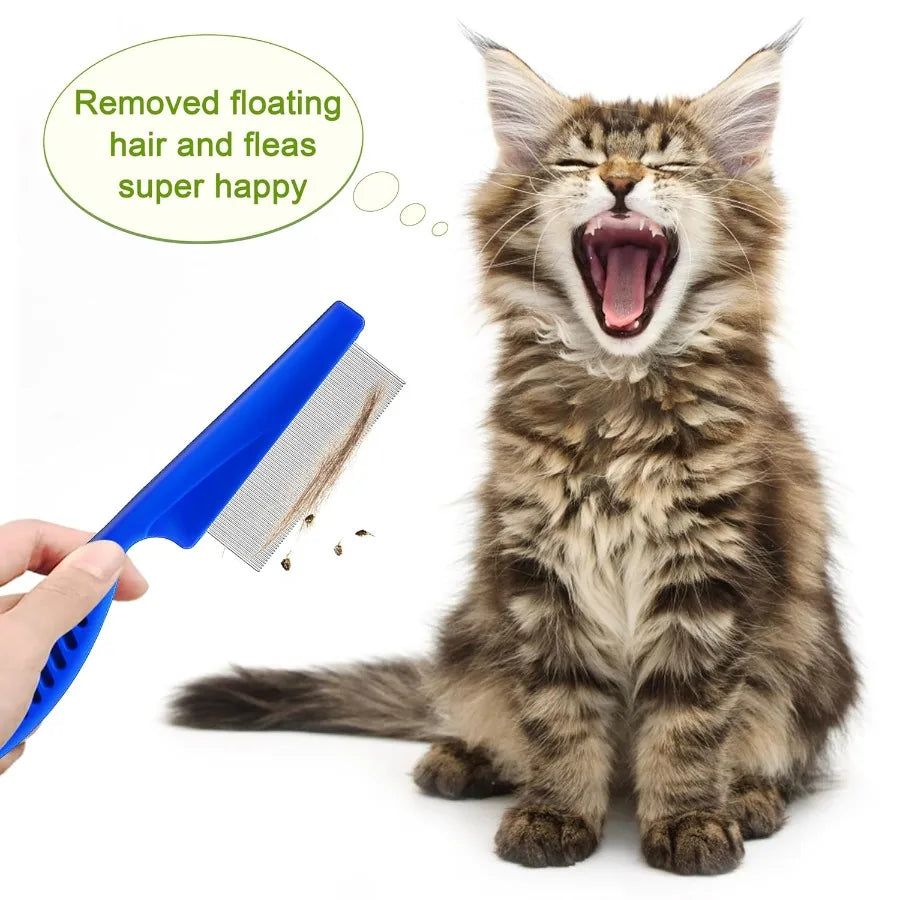 Stainless Steel Flea and Lice Comb for Dogs and Cats