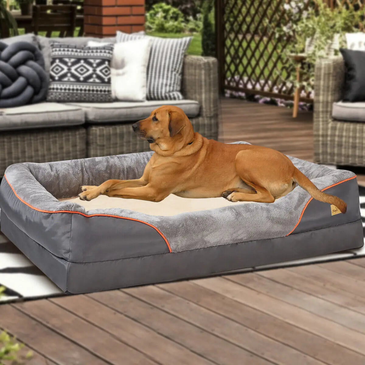 Super Soft Orthopedic Foam Dog Bed With Removable Cover