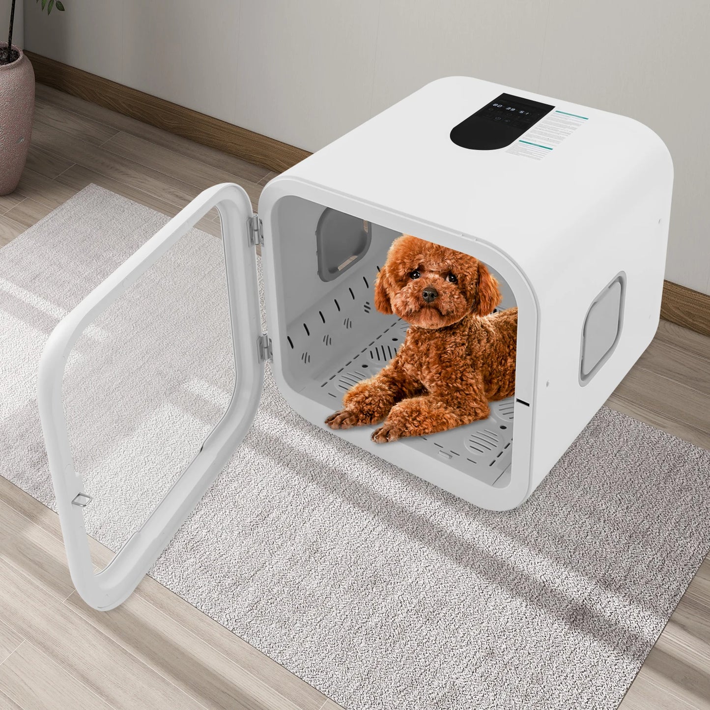 800W Pet Dryer Box Pet Grooming Hair Dryer Pet Force Dryer 