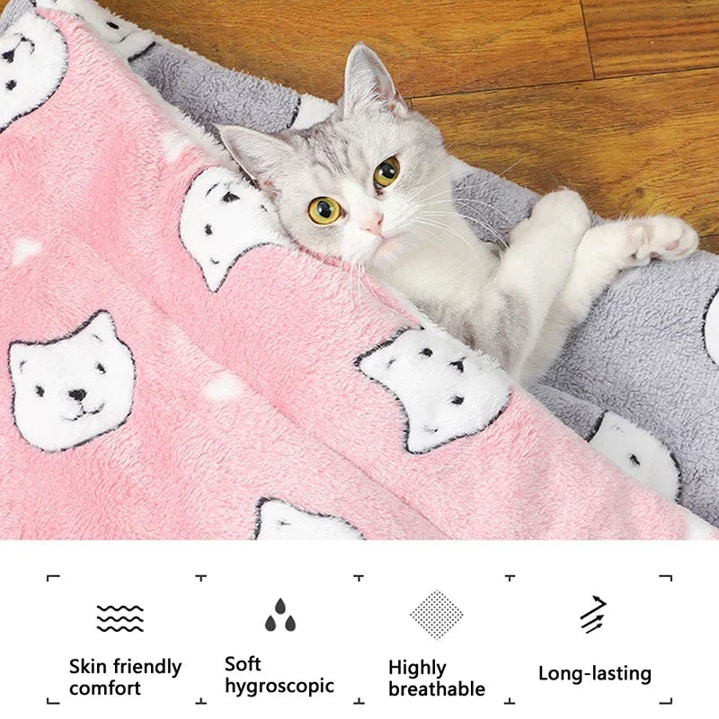 Breathable Thick Cat Mat and Dog Cushion for Cozy Winter