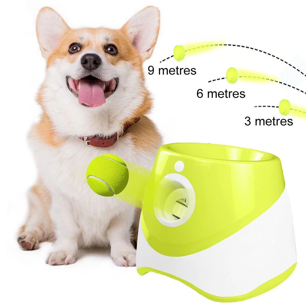 Automatic Dog Ball Launcher Fun Interactive Pet Toy