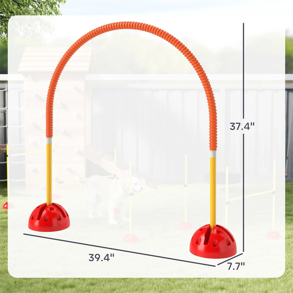 Dog Agility Training Equipment Set for Fun and Exercise
