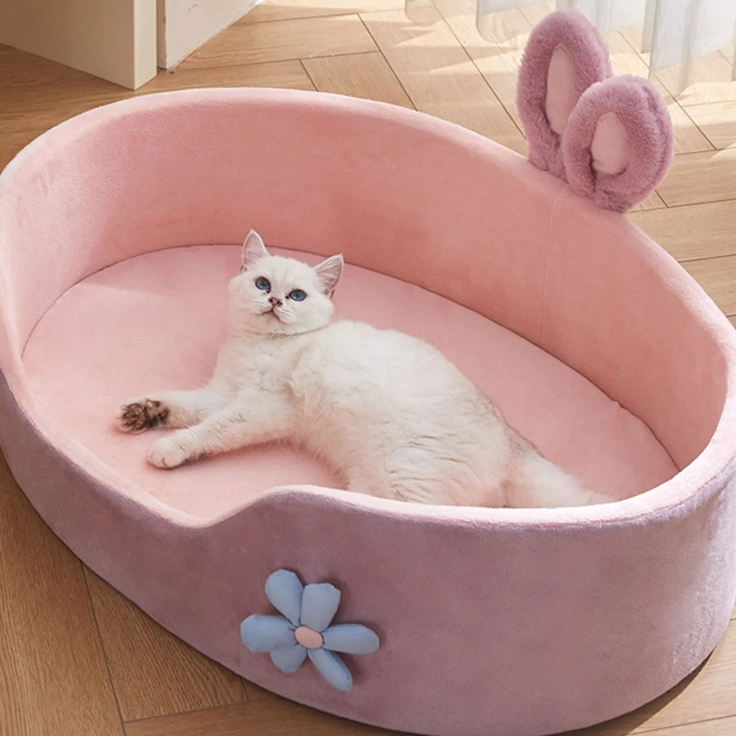 Detachable Pet Bed Washable Soft Warm For Dogs And Cats