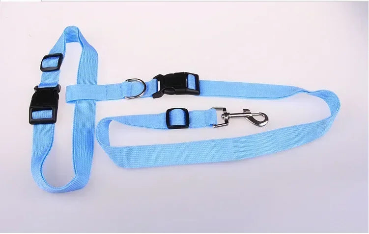Adjustable Belt Traction Walking Pet Lead with Free Rope for Cats and Dogs Jogging Supplies and Leash for All Seasons