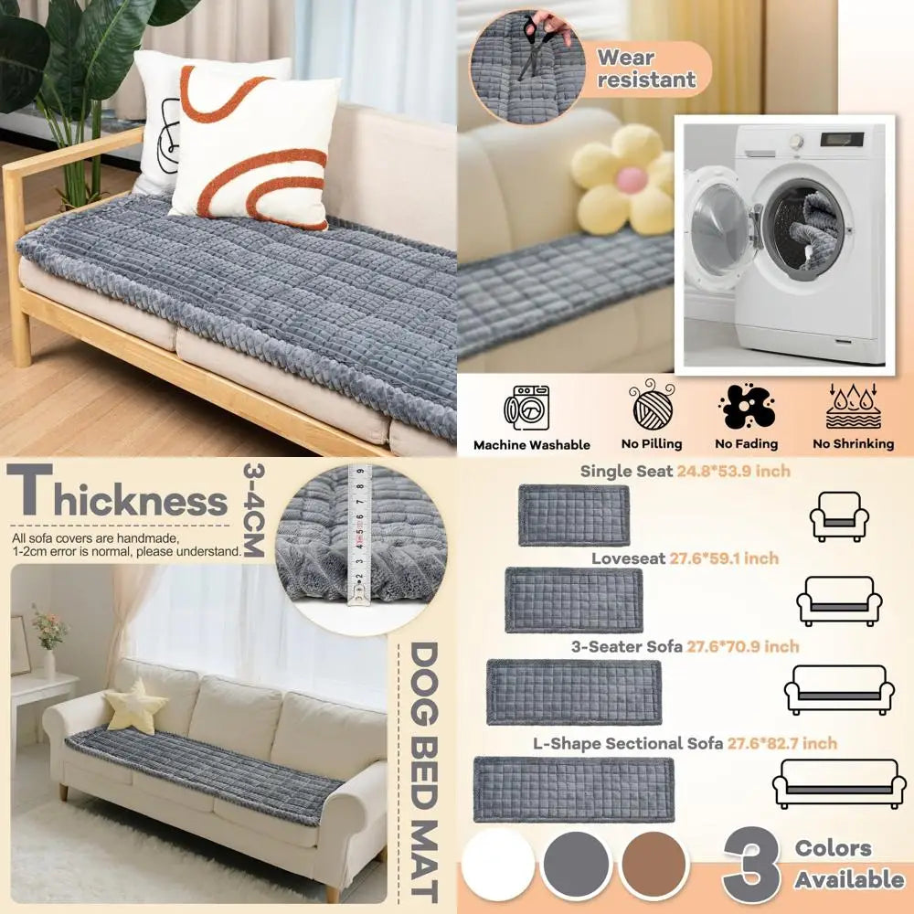 Washable Non Slip Dog Couch Cover Protector For Sofa