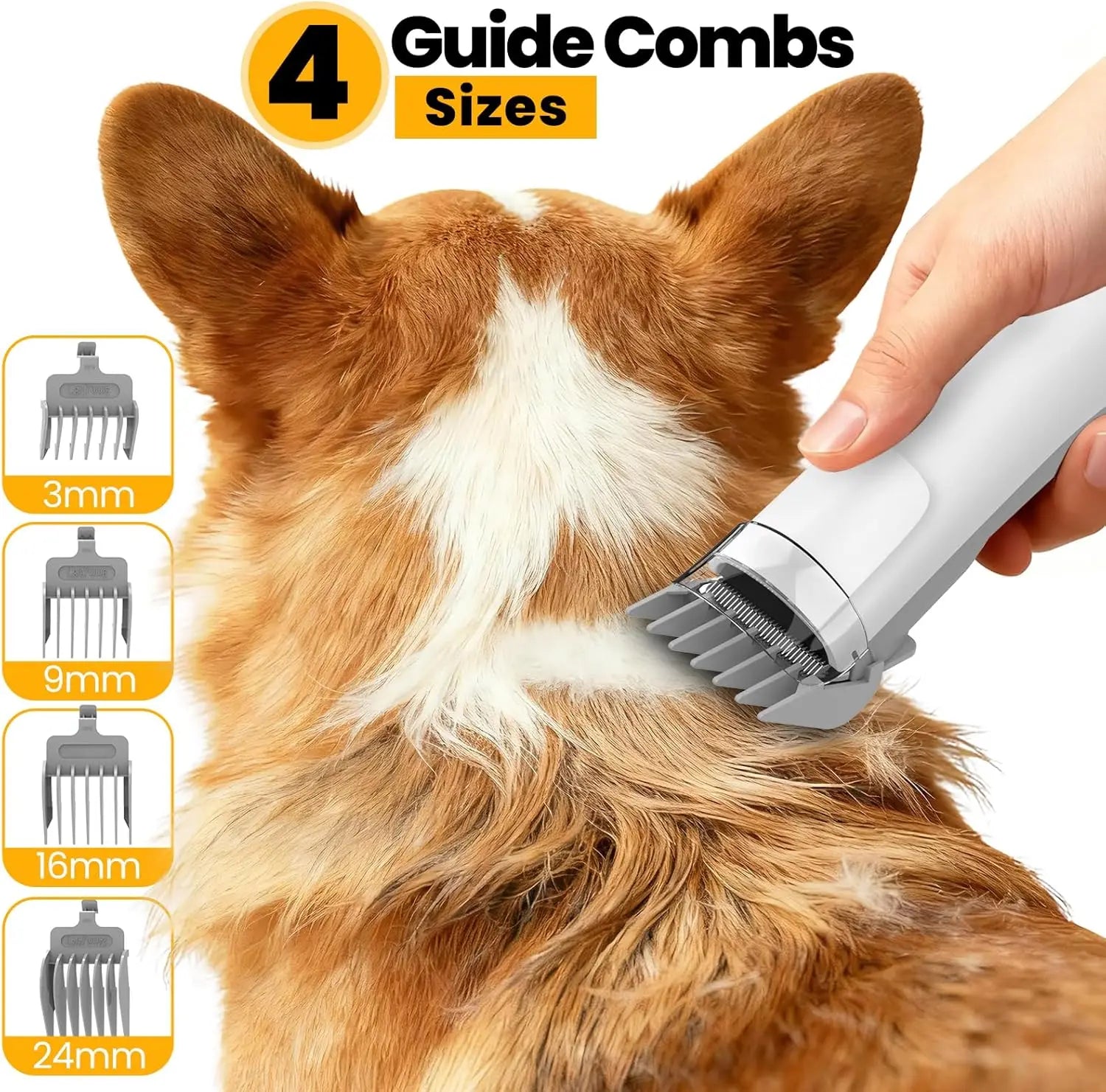 All-in-One Pet Grooming Vacuum with Hair Clipper 