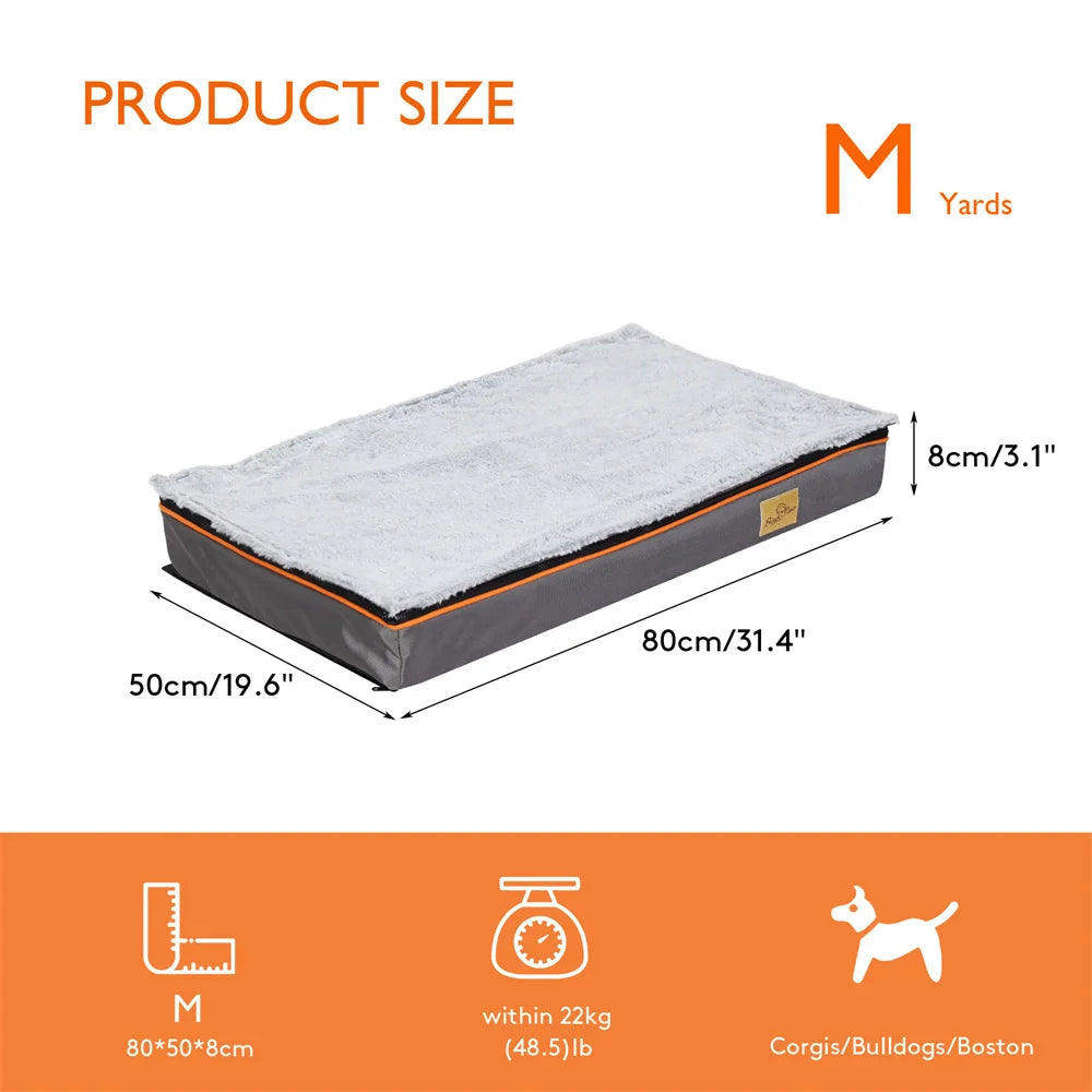 Premium Orthopedic Memory Foam Dog Bed Waterproof Washable