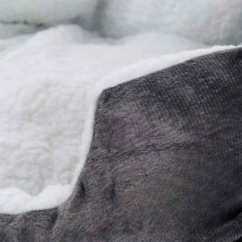 Cozy Dog And Cat Beds With Thickened Cotton Cave Sofa