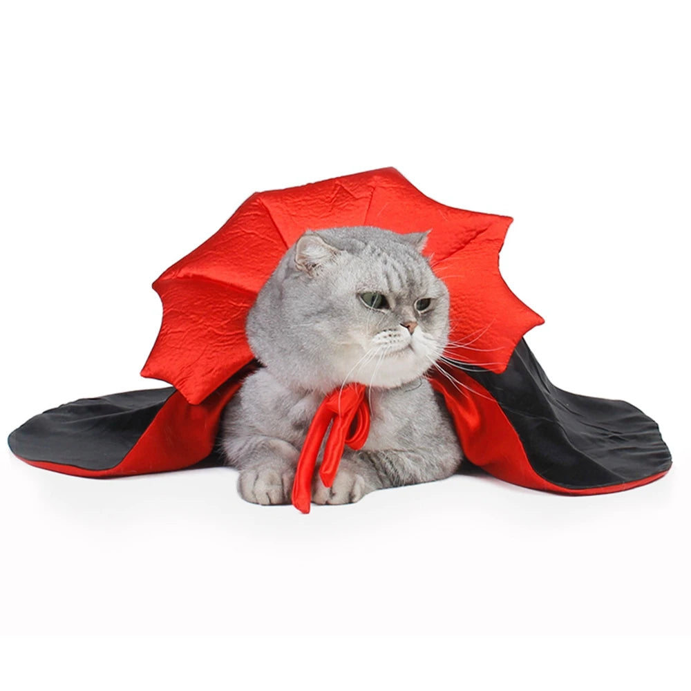Pet Halloween Cape Cosplay Comfortable Exquisite Decoration for Dog And Cat Halloween Costume Festival Dress Up