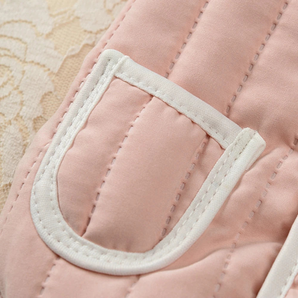 Cotton Padded Dog Coat Vest With Practical Front Pockets