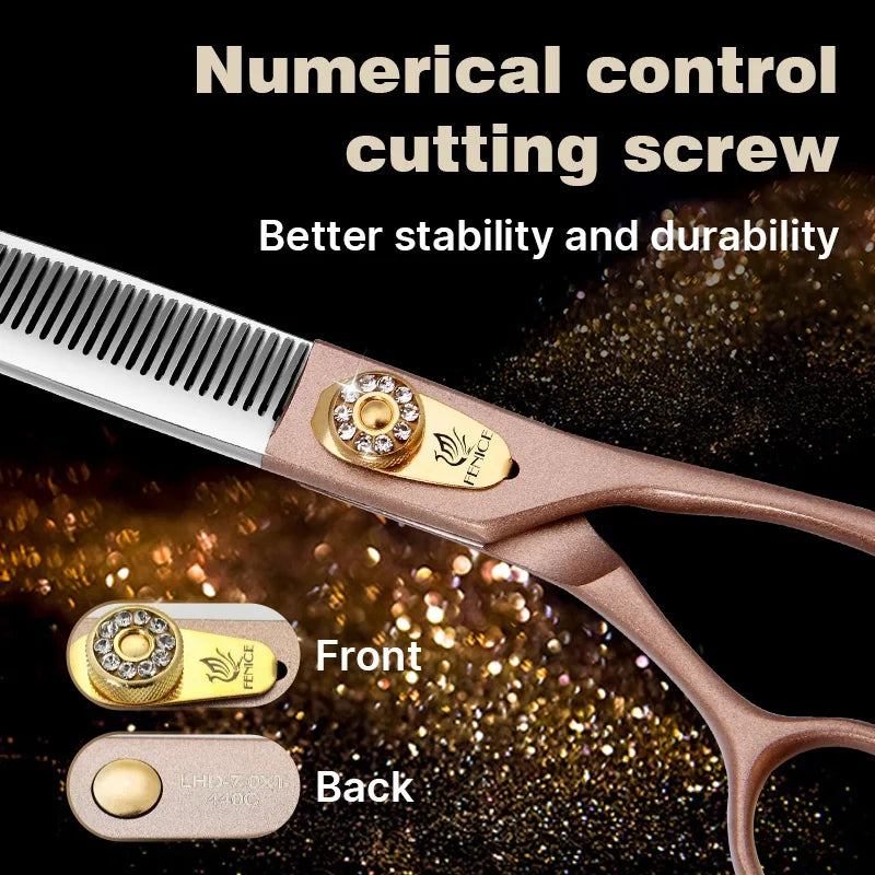Fenice High-Grade JP440C Steel Pet Grooming Thinner Scissors